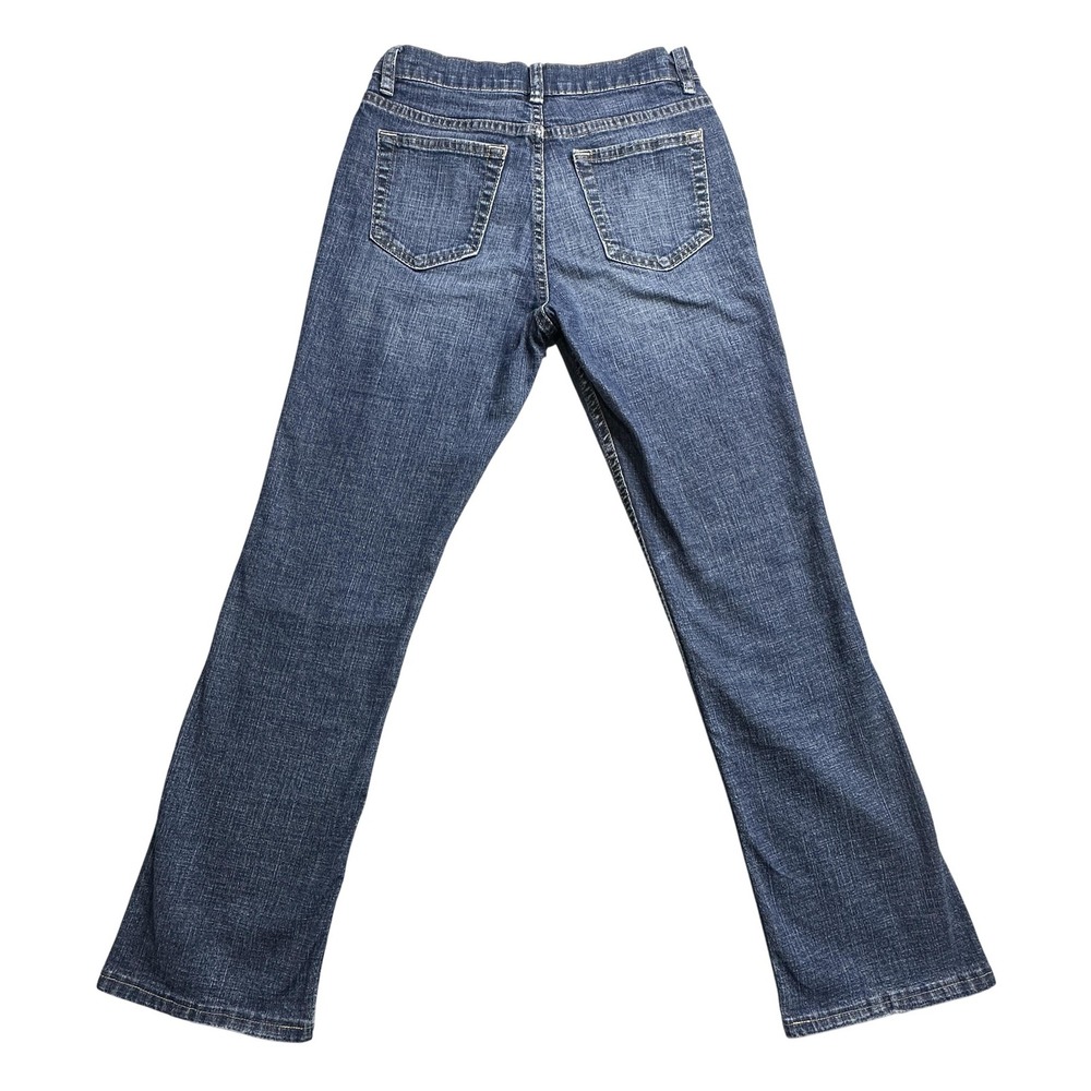 VTG Old Navy Jeans Womens 1 Regular Medium Wash At Waist Boot-Cut Stretch‎ Denim